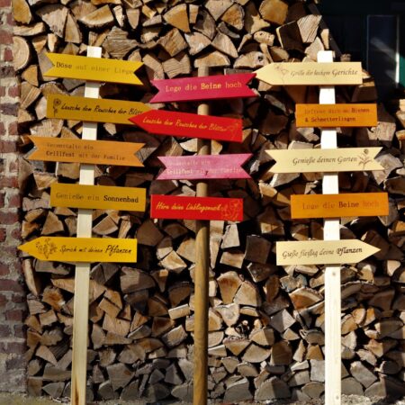 Schilder für Garten