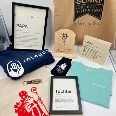 Verschiedene Druckprodukte